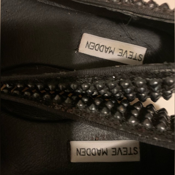 Steve Madden • Black studded Flats 🥿 size 8. Studlly - Picture 3 of 11